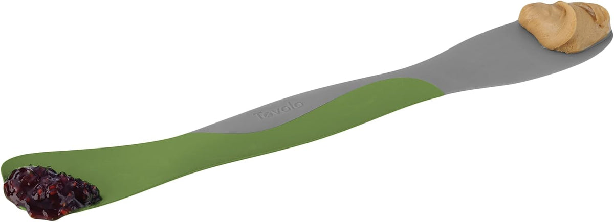 Tool for Kitchen Meal Prep to Scoop Spread Slice and Scrape,White/Gray