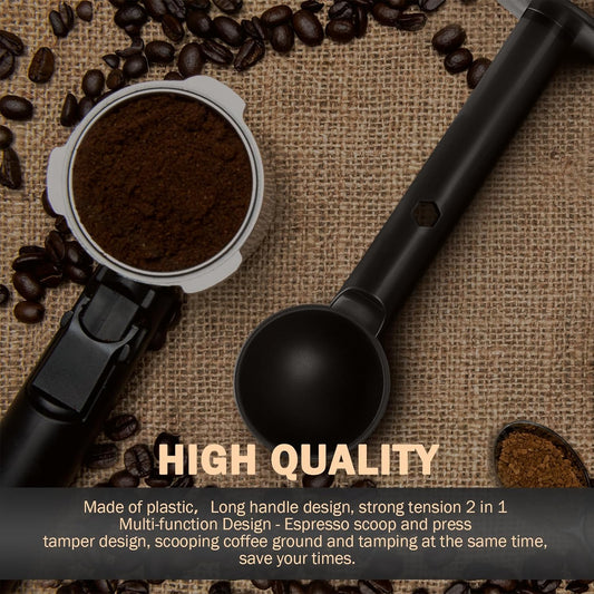 2-In-1 Espresso Coffee Bean Spoon - Replacement for 7313286119 & for BVMC | ECMP1000,Tamping Scoop Tamper Tea Tool For Coffee Bean Spoon Coffee Measuring (51mm)