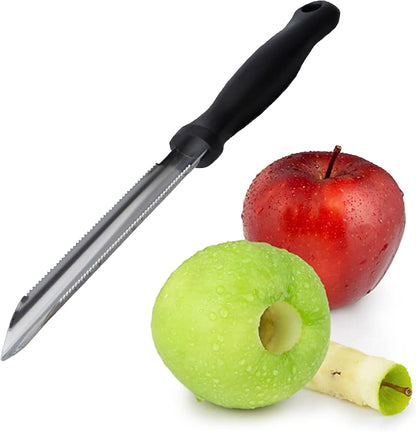 Stainless Steel Apple Corer Jalapeno Zucchini Cucumber Stainless Steel Corer - Effortless Seed Removal and Precise Slicing - Kitchen Essential for Flavorful Creations.