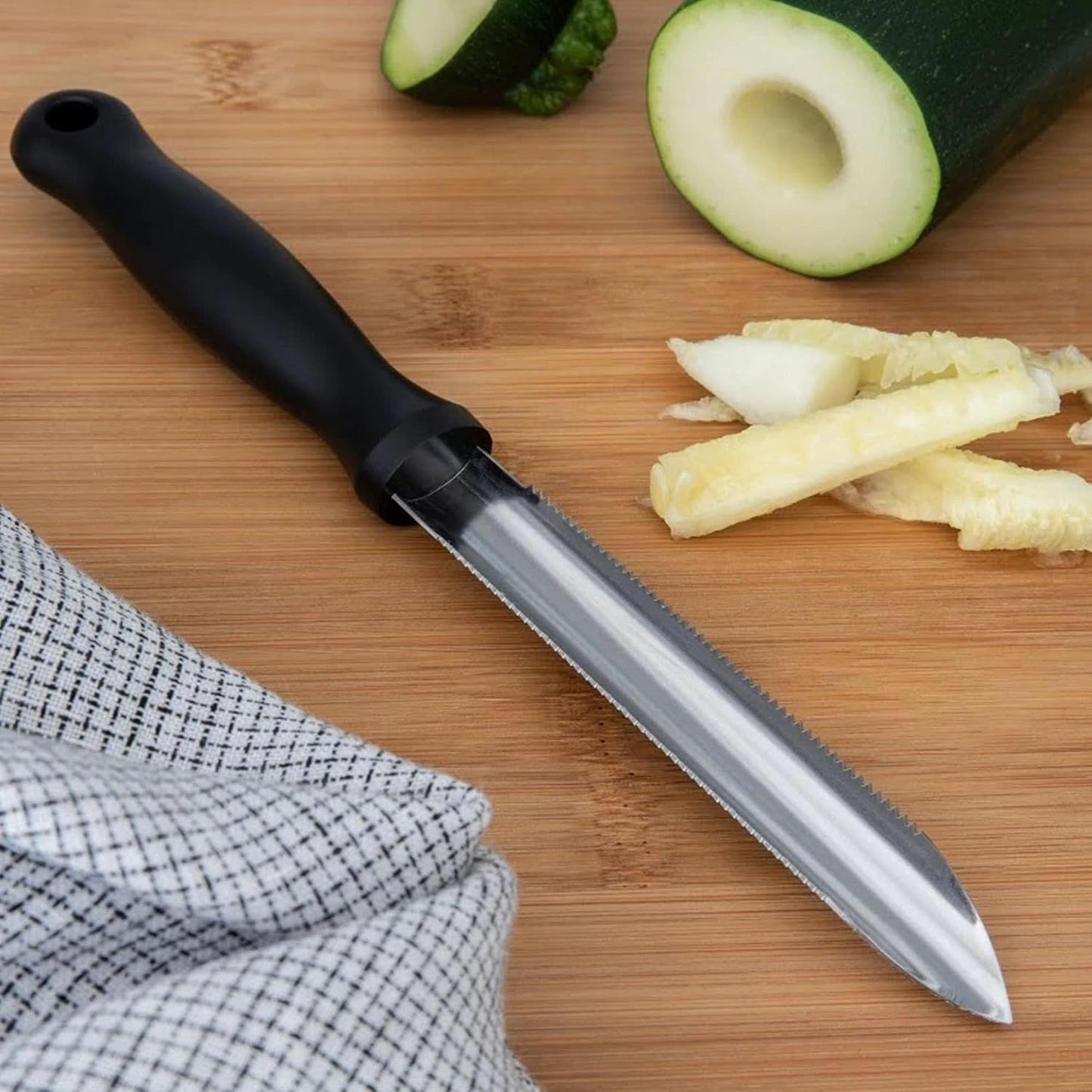 Stainless Steel Apple Corer Jalapeno Zucchini Cucumber Stainless Steel Corer - Effortless Seed Removal and Precise Slicing - Kitchen Essential for Flavorful Creations.