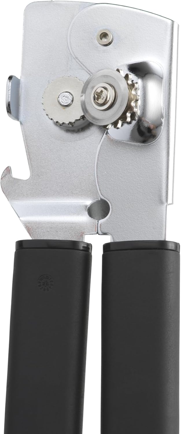 Everyday Classic Can Opener, High Carbon Stainless Steel Blade, Heavy Duty with Soft Grip Handles, Manual Kitchen Tool for All Can Sizes