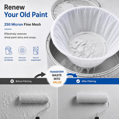 10pcs Paint Strainer Bag - 5 Gallon Paint Filter Mesh Strainer