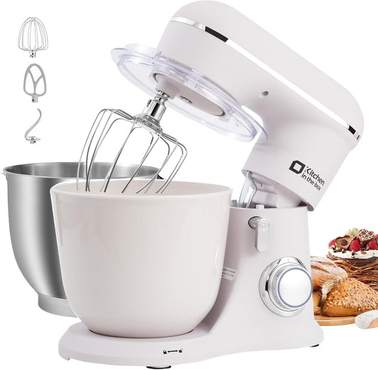 Kithchen in the box 5QT Plastic Bowl, Stand Mixer Bowl, KSM45 (Frost White)