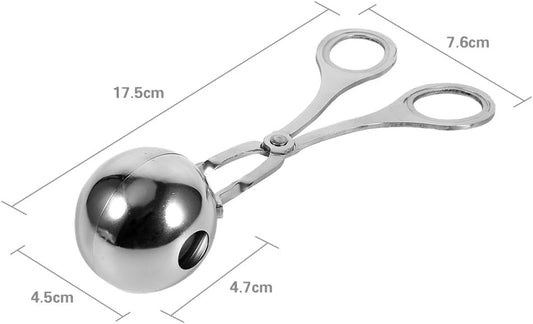 Stainless Steel Meatball Scoop Melon Baller Cookie Dough Scoop with Food Grade Material for Even Cooking and Easy Release