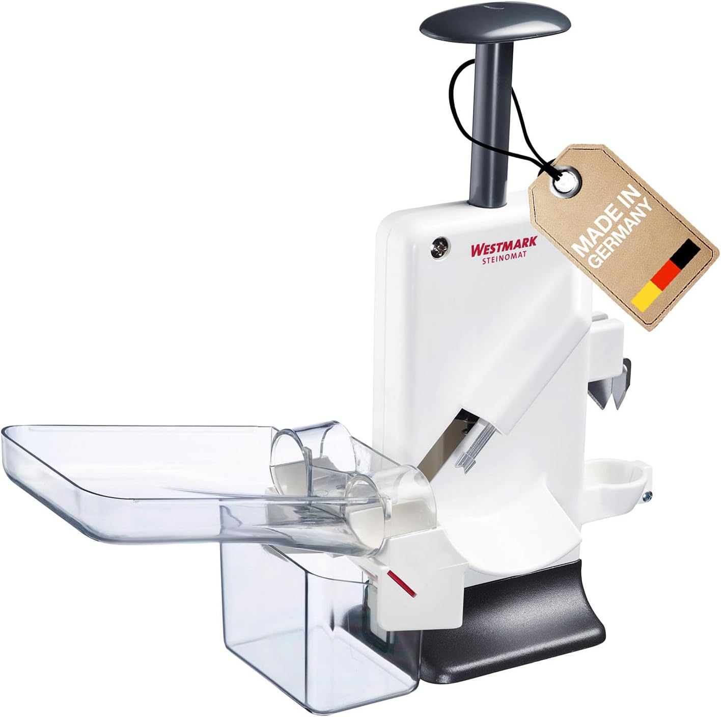 Cherry & Plum Pitter “Steinex-Combi” – 2-in-1 Fruit Pit Remover, Stainless Steel Blade, Heavy-Duty Aluminum, Fast Clean Pitting for Cherry Jam, Pie & Syrup