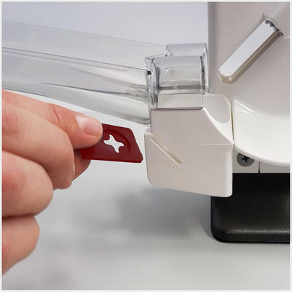 Cherry & Plum Pitter “Steinex-Combi” – 2-in-1 Fruit Pit Remover, Stainless Steel Blade, Heavy-Duty Aluminum, Fast Clean Pitting for Cherry Jam, Pie & Syrup