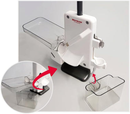 Cherry & Plum Pitter “Steinex-Combi” – 2-in-1 Fruit Pit Remover, Stainless Steel Blade, Heavy-Duty Aluminum, Fast Clean Pitting for Cherry Jam, Pie & Syrup