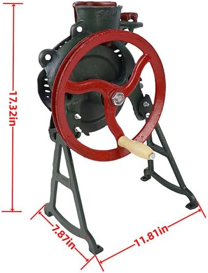 Corn Sheller Heavy Duty Shelling Machine Corn Sheller Machine Walnut Farm Corn Thresher Corn Thresher Tool Can be Connected to an Electric Crawler Cast Iron Manual Thresher for Dry Corn