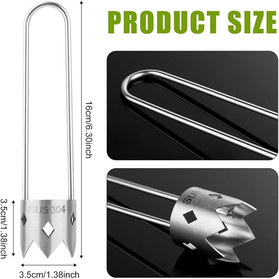 Fruit and Vegetable Corer Tool, Red Bell Pepper Seed Corer