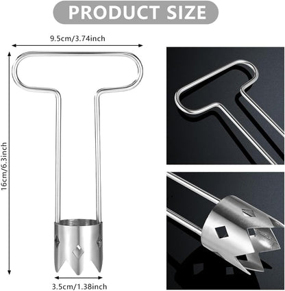 Fruit and Vegetable Corer Tool, Red Bell Pepper Seed Corer