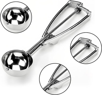 Thickened Stainless Steel Ice Cream Scoop Fruit Scoop,Table, Cookie Scoop For Baking, 2.4inch（6cm）, 1 piece for sale