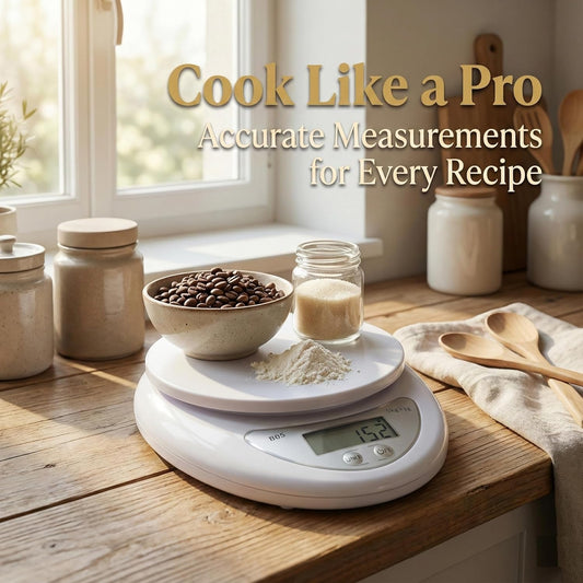 Digital Kitchen Scale – Food Scale for Cooking & Baking (5 kg/11 lb) – High-Precision Weight Scale in Grams Oz Lb – Stainless Platform with LCD Display & Tare Function – Batteries Included