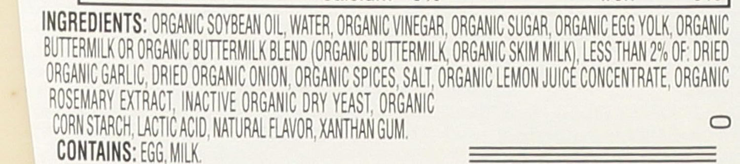 Original Ranch Organic Salad Dressing & Topping, Gluten Free - 16 Ounce Bottle (Package May Vary)