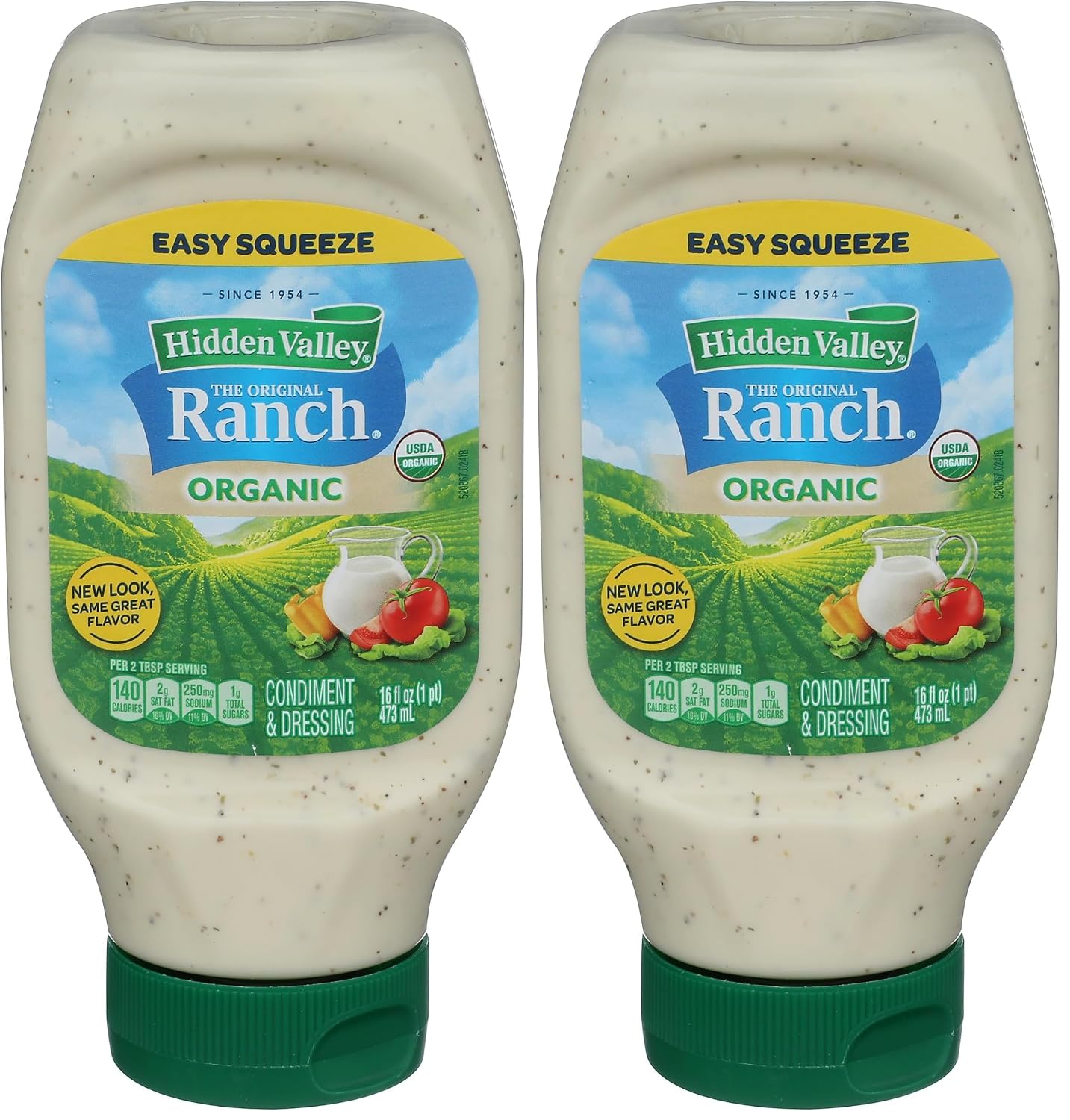 Original Ranch Organic Salad Dressing & Topping, Gluten Free - 16 Ounce Bottle (Package May Vary)