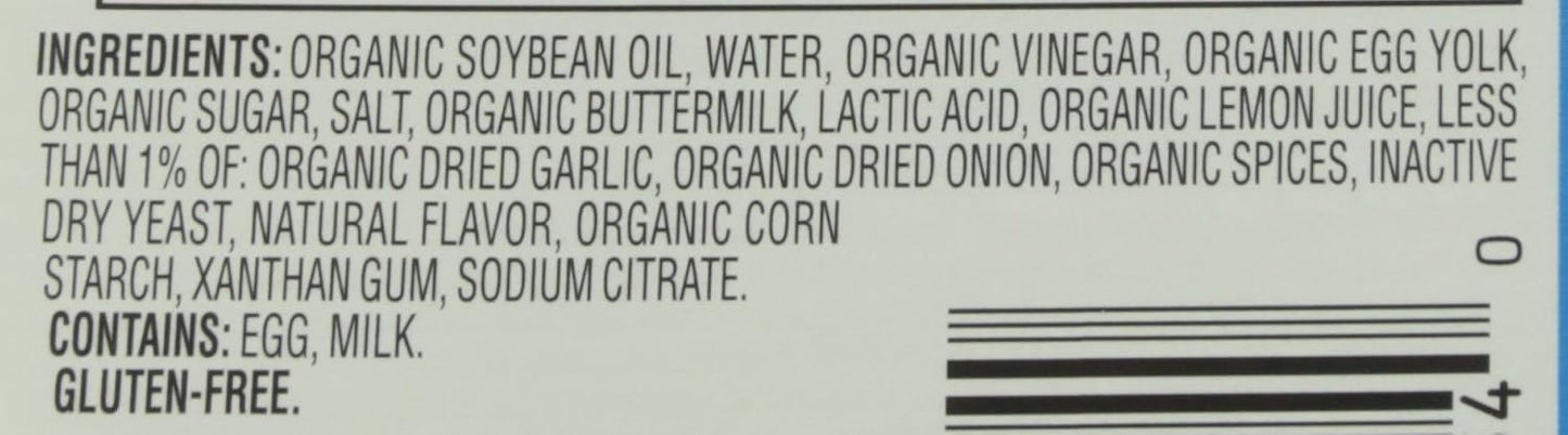 Original Ranch Organic Salad Dressing & Topping, Gluten Free - 16 Ounce Bottle (Package May Vary)