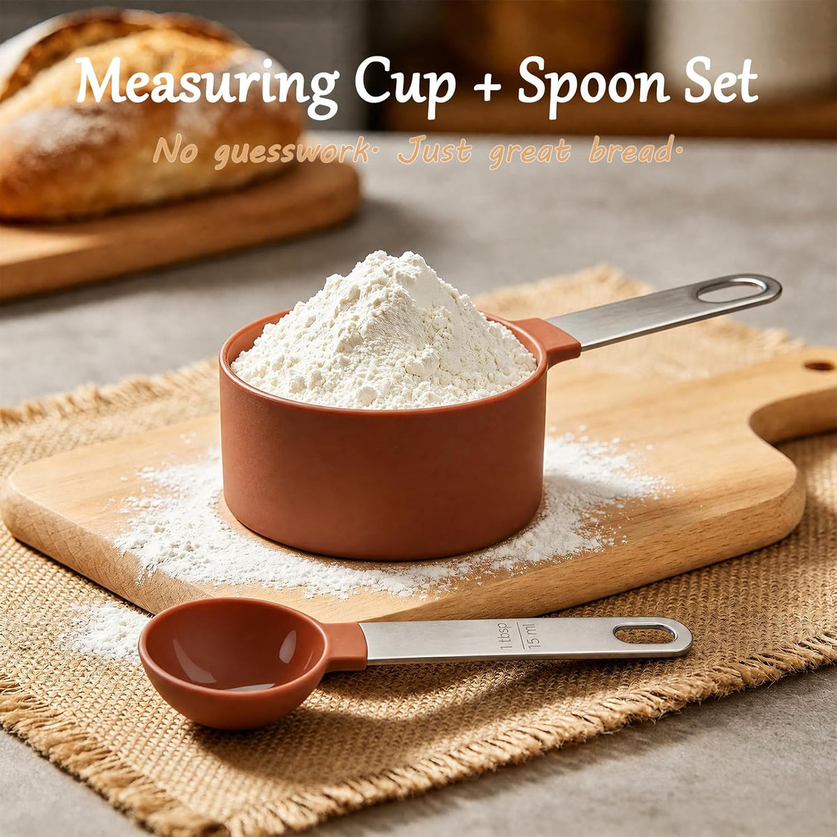 Sourdough Starter Kit, Banneton Bread Proofing Baskets Set