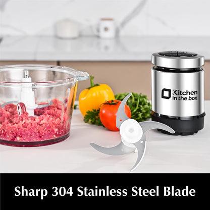 3cups Mini Food Processors,Small Meat Grinder & Food Chopper Electric