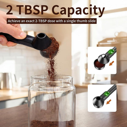 Coffee Scoop with Funnel for Reusable K Cup, 2 TBSP Measuring Spoon