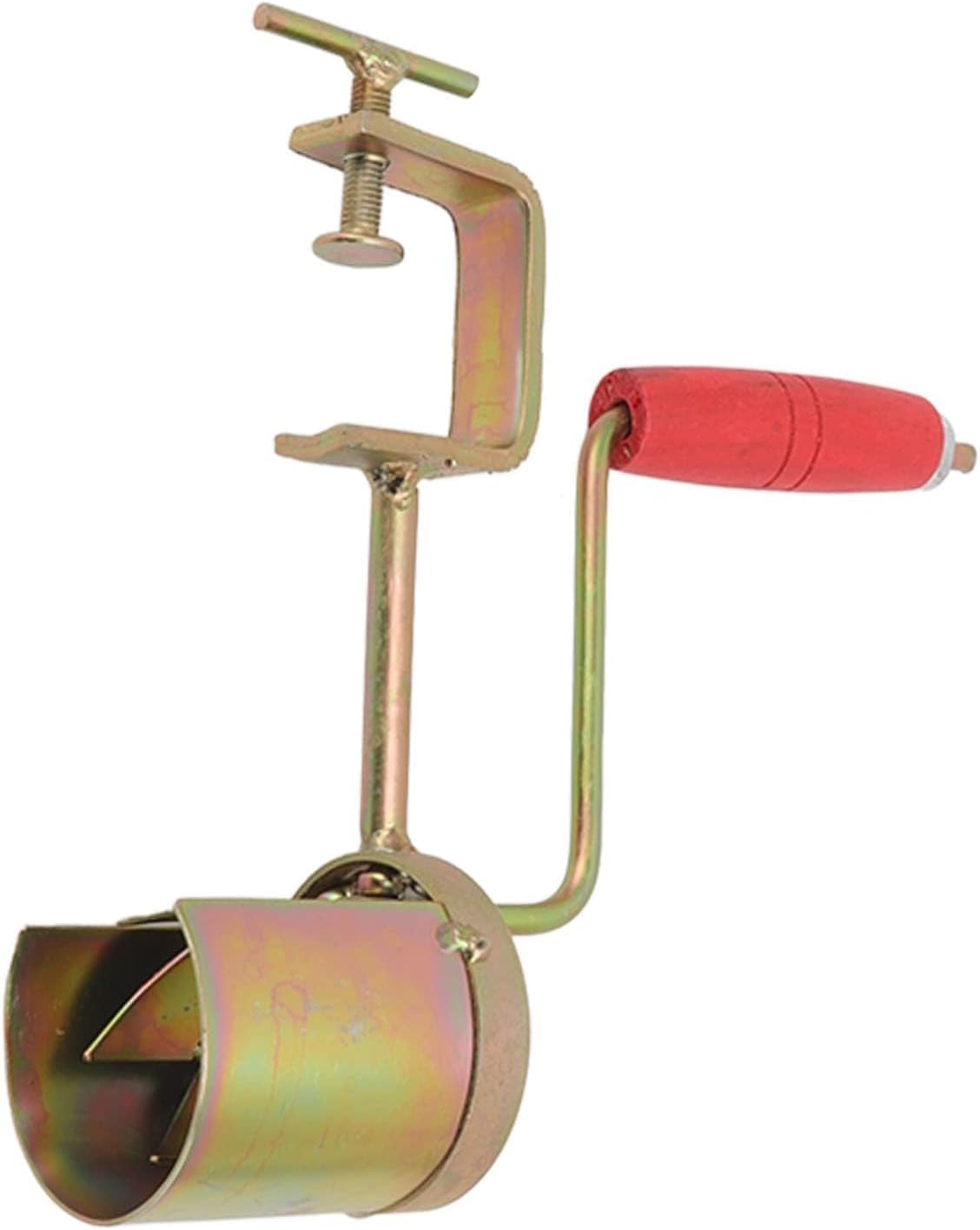 Hand Crank Corn Thresher, Manual Corn Thresher Efficient Peeling Firm Clamping Comfortable Wood Handle Manual Corn Sheller Stripper