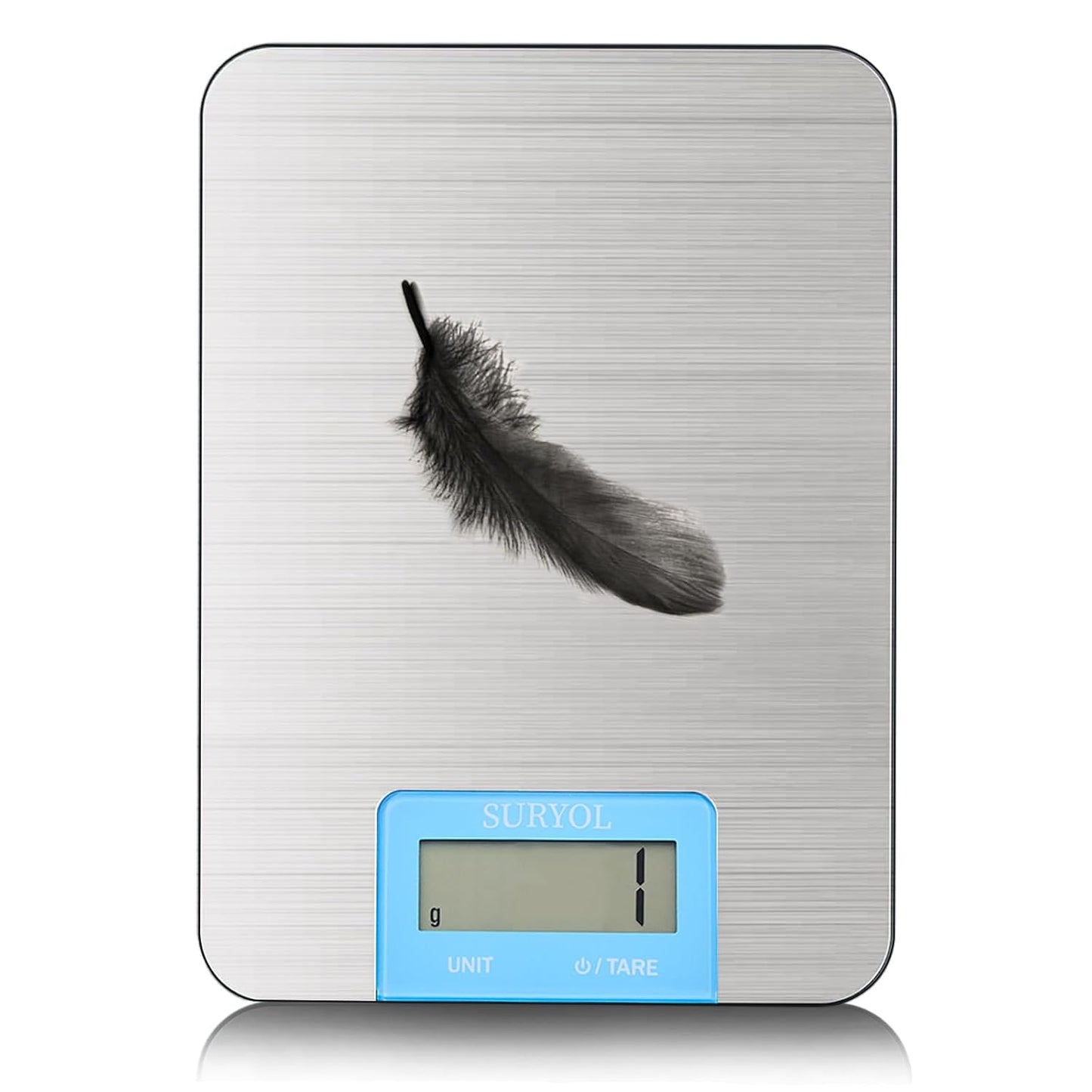 Food Kitchen Scale High-Precision Digital Scale Accurate Weighing for Baking & Cooking Enthusiasts(Silvery & Grayish Green)