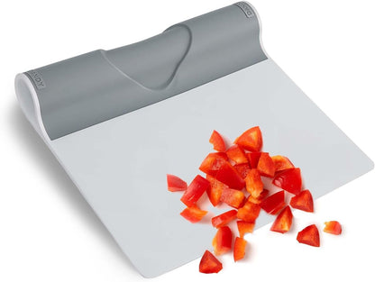 ScooperDuper - Multi-Purpose Folding Food Mover, Bench Scraper, Dough Scraper, Food Scraper Tool, User-Friendly Kitchen Gadget for Cutting Board and Chef’s Knife