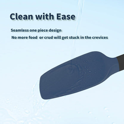 Silicone Spatula Set of 5,High Temperature Resistant, Food Grade Silicone, Dishwasher Safe, for Baking, Cooking (Aqua Green)