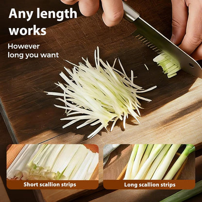 Stainless Steel Multi-Purpose Julienne Peeler, 2026 Upgraded Precision Julienne Blade, Vegetable Julienne Slicer Handheld, With Comfortable Handle and Hanging Hole for Fruit, Potatoes, Carrot (1)