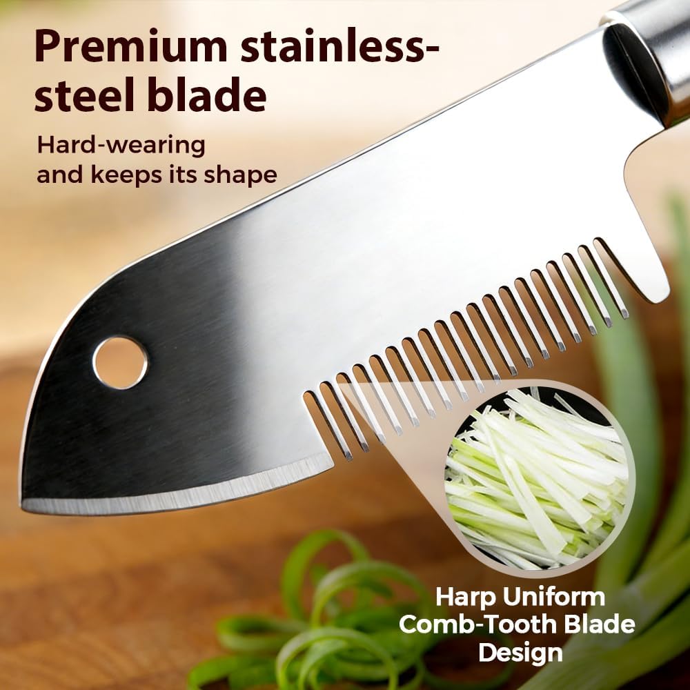Stainless Steel Multi-Purpose Julienne Peeler, 2026 Upgraded Precision Julienne Blade, Vegetable Julienne Slicer Handheld, With Comfortable Handle and Hanging Hole for Fruit, Potatoes, Carrot (1)