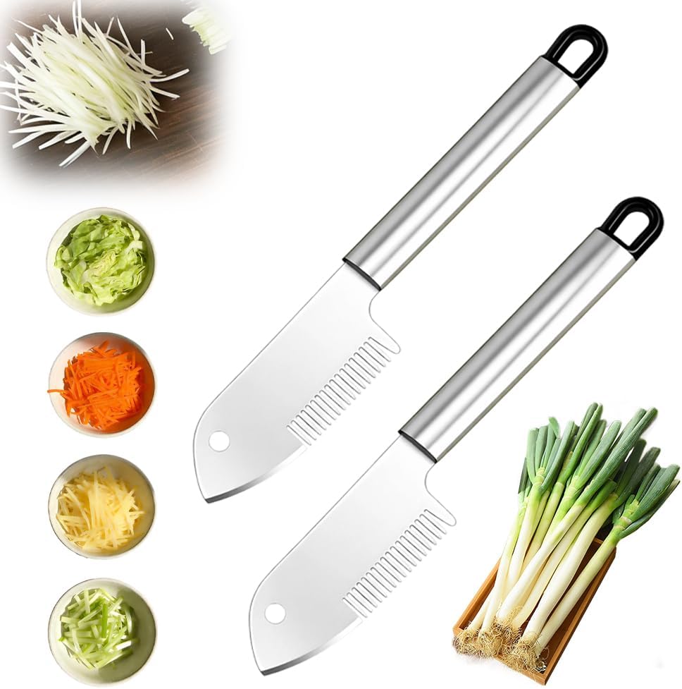 Stainless Steel Multi-Purpose Julienne Peeler, 2026 Upgraded Precision Julienne Blade, Vegetable Julienne Slicer Handheld, With Comfortable Handle and Hanging Hole for Fruit, Potatoes, Carrot (1)