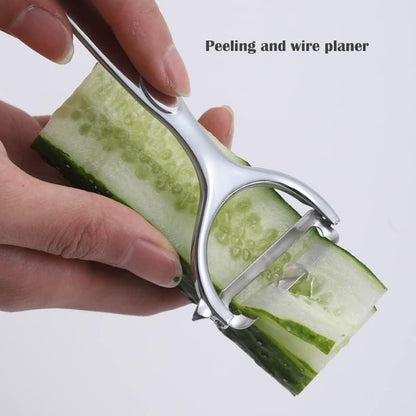 Premium Peeler Set - Vegetable,Apple Peelers for Kitchen, Fruit, Carrot, Veggie,Potatoes Peeler,Y-Shaped Stainless Steel Peelers,with Ergonomic Non-Slip Handle & Sharp Blade,Good Sturdy (2PCS)