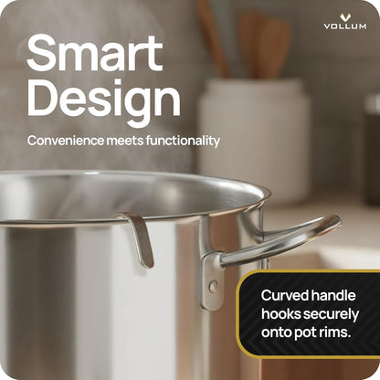 Stainless Steel Ladle Heavy Duty Commercial 8 Oz | One-piece construction with a 3.9-inch bowl diameter and 15.1-inch handle for professional kitchen durability.
