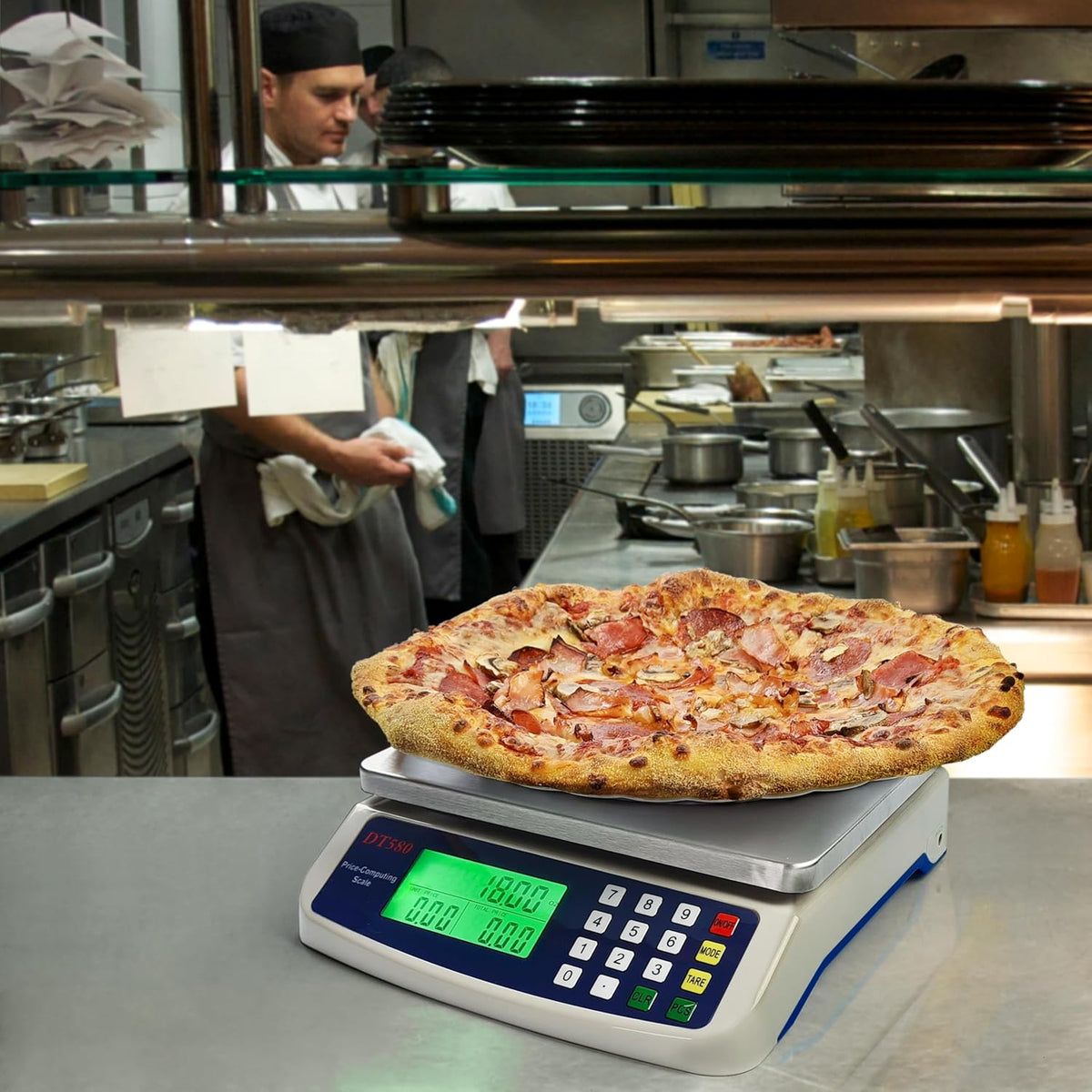 Commercial Weight-Price Scale 40kg/1g Market Balance with Counting Function