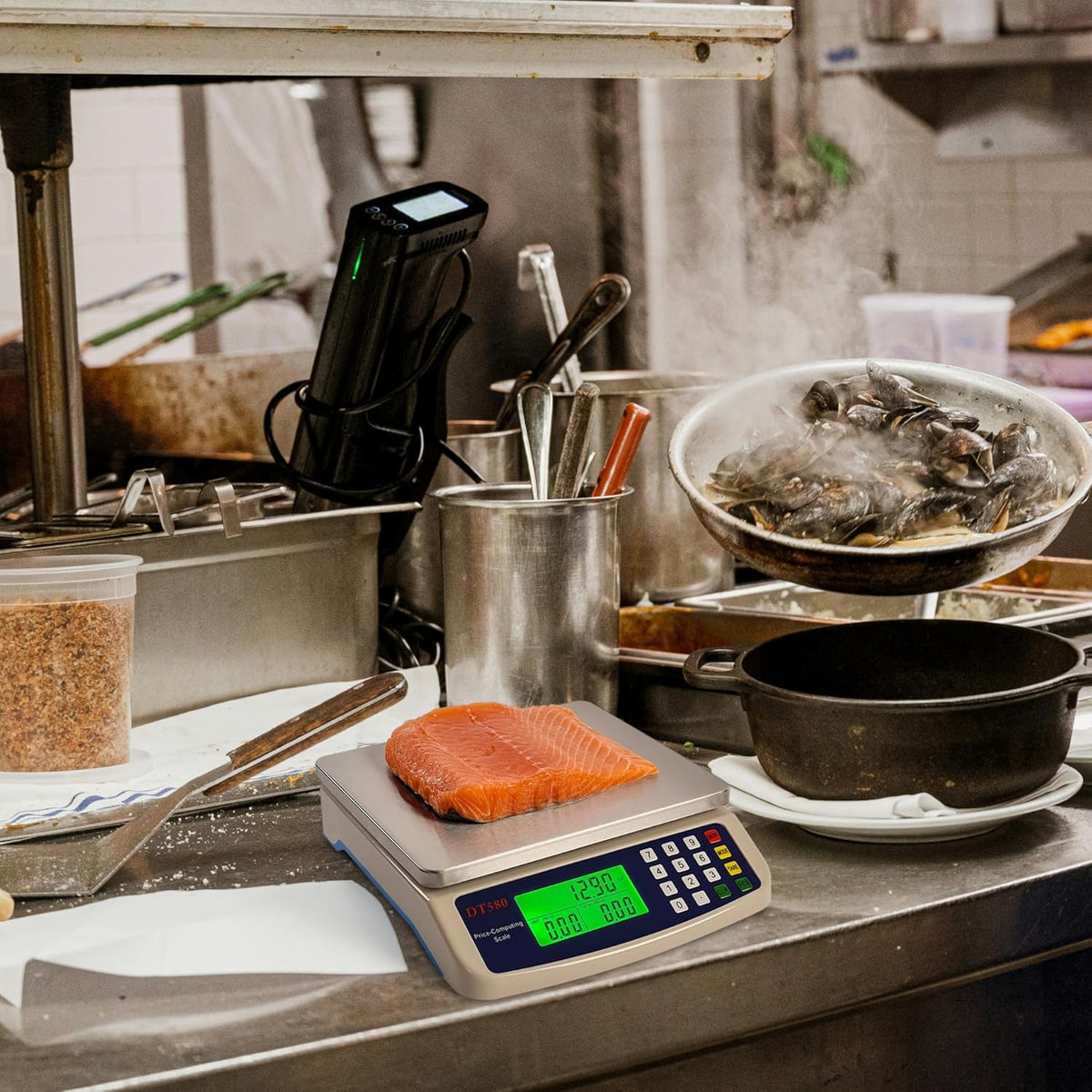 Commercial Weight-Price Scale 40kg/1g Market Balance with Counting Function