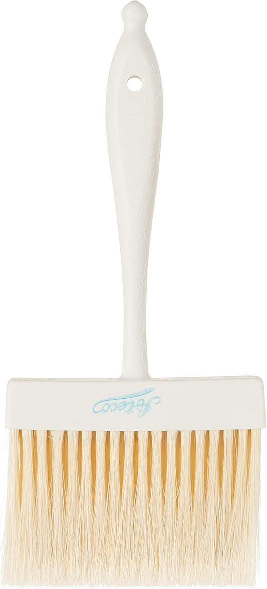 Pastry Brush, 4-Inch Wide Head with Natural White Boar Bristles & Molded Plastic Handle