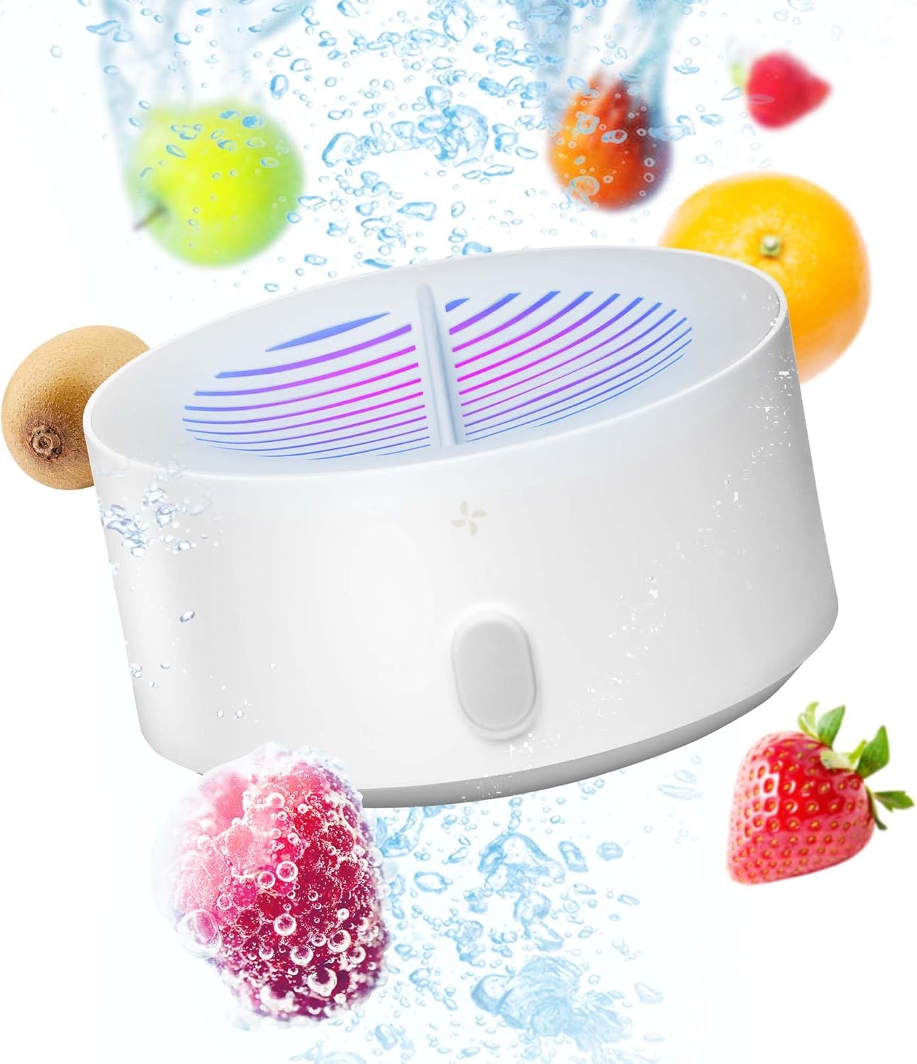 Fruit and Vegetable Washing Machine, 1-Year Warranty, Fruit Cleaner Device That Cleans Fresh Produce in Water, Waterproof Fruit and Vegetable Cleaner, Fruit and Veggie Purifier