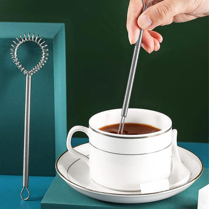 6 PCS Mini Whisk Set, Stainless Steel Spring Whisk, Cooking Gadget for Blending, Whisking, Beating, Stirring, Gravy