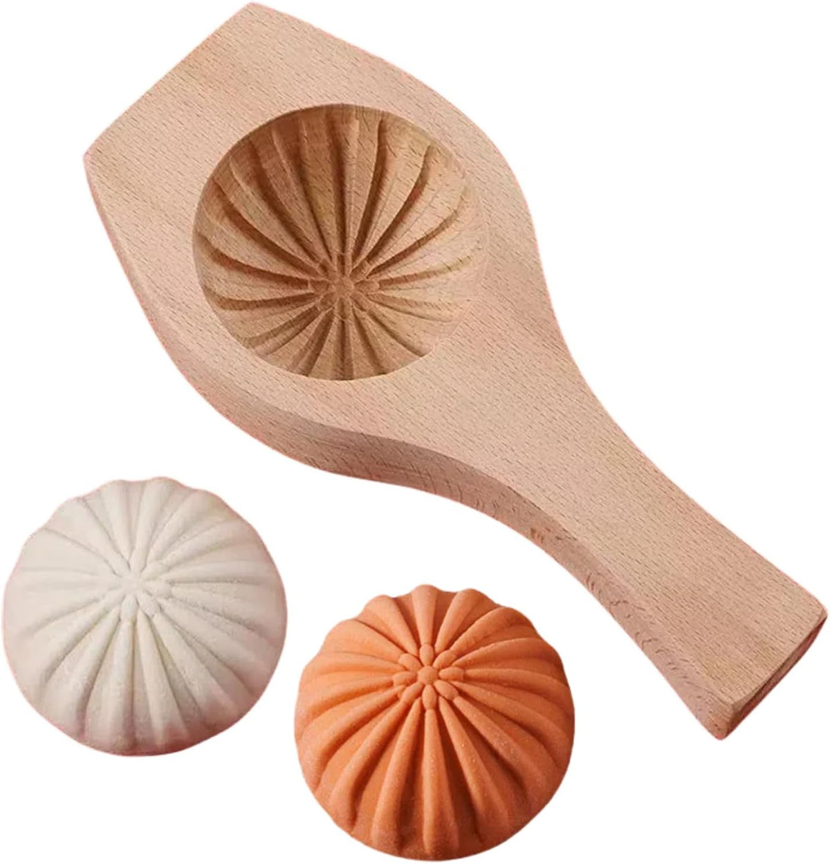 Wooden Bao Bun Maker,Baozi Maker Machine,Wooden Steam Bun Mold,This Kitchen Appliances And Gadgets Is the Best Gift for Asian Food Enthusiasts And Dumpling Maker (Steamed Bun A)