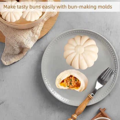 Wooden Bao Bun Maker,Baozi Maker Machine,Wooden Steam Bun Mold,This Kitchen Appliances And Gadgets Is the Best Gift for Asian Food Enthusiasts And Dumpling Maker (Steamed Bun A)