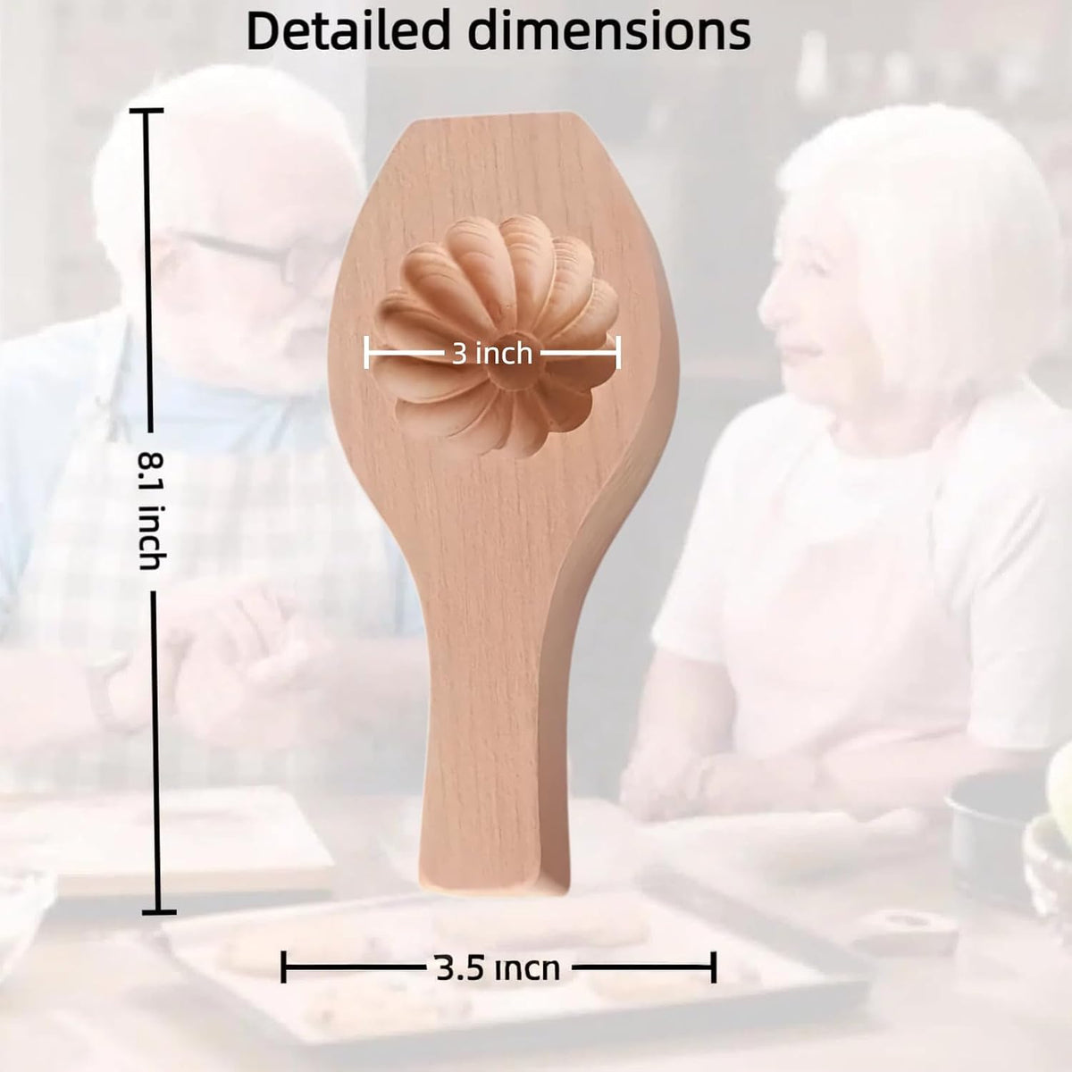 Wooden Bao Bun Maker,Baozi Maker Machine,Wooden Steam Bun Mold,This Kitchen Appliances And Gadgets Is the Best Gift for Asian Food Enthusiasts And Dumpling Maker (Steamed Bun A)