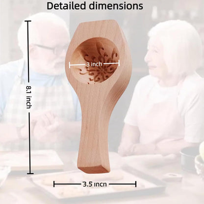 Wooden Bao Bun Maker,Baozi Maker Machine,Wooden Steam Bun Mold,This Kitchen Appliances And Gadgets Is the Best Gift for Asian Food Enthusiasts And Dumpling Maker (Steamed Bun A)