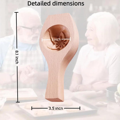 Wooden Bao Bun Maker,Baozi Maker Machine,Wooden Steam Bun Mold,This Kitchen Appliances And Gadgets Is the Best Gift for Asian Food Enthusiasts And Dumpling Maker (Steamed Bun A)