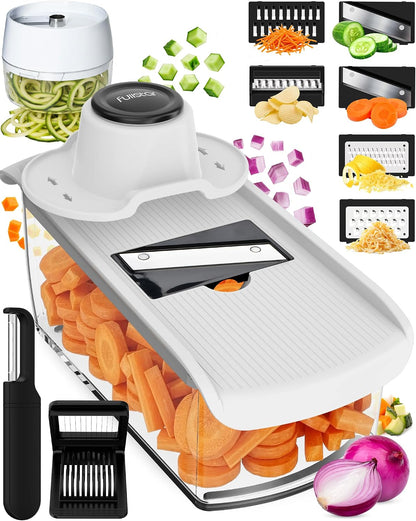 Pro Mandoline Vegetable Slicer, 6-in-1 Kitchen Prep Tool