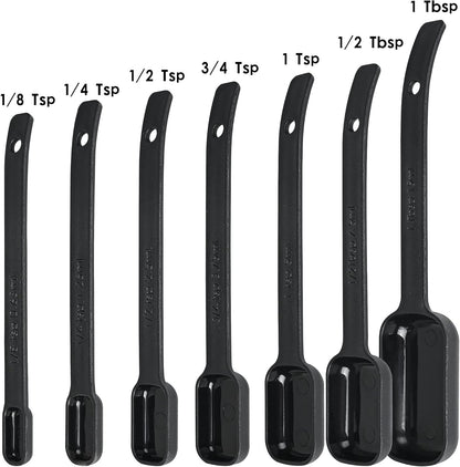 Plastic Measuring Cups and Spoons Set, Yellow Dry Measuring cups Set with Spout and Leveler for Kitchen and Baking, BPA free and Dishwasher Safe, Nesting Measuring Cups Set 15