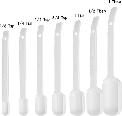 Plastic Measuring Cups and Spoons Set, Yellow Dry Measuring cups Set with Spout and Leveler for Kitchen and Baking, BPA free and Dishwasher Safe, Nesting Measuring Cups Set 15