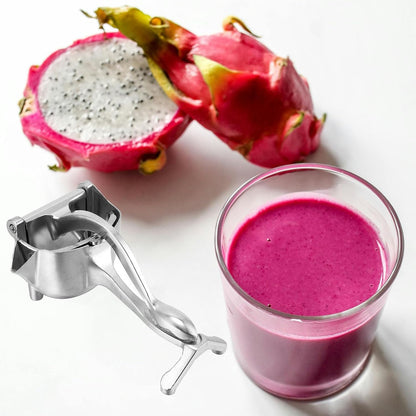 Manual Fruit Juicer Aluminum Alloy Manual Juicer Hand Press Manual Juice Extractor Machine Heavy Duty Alloy Lemon Press Squeezer Portable Manual Juicer Orange Simple Extractor Tool