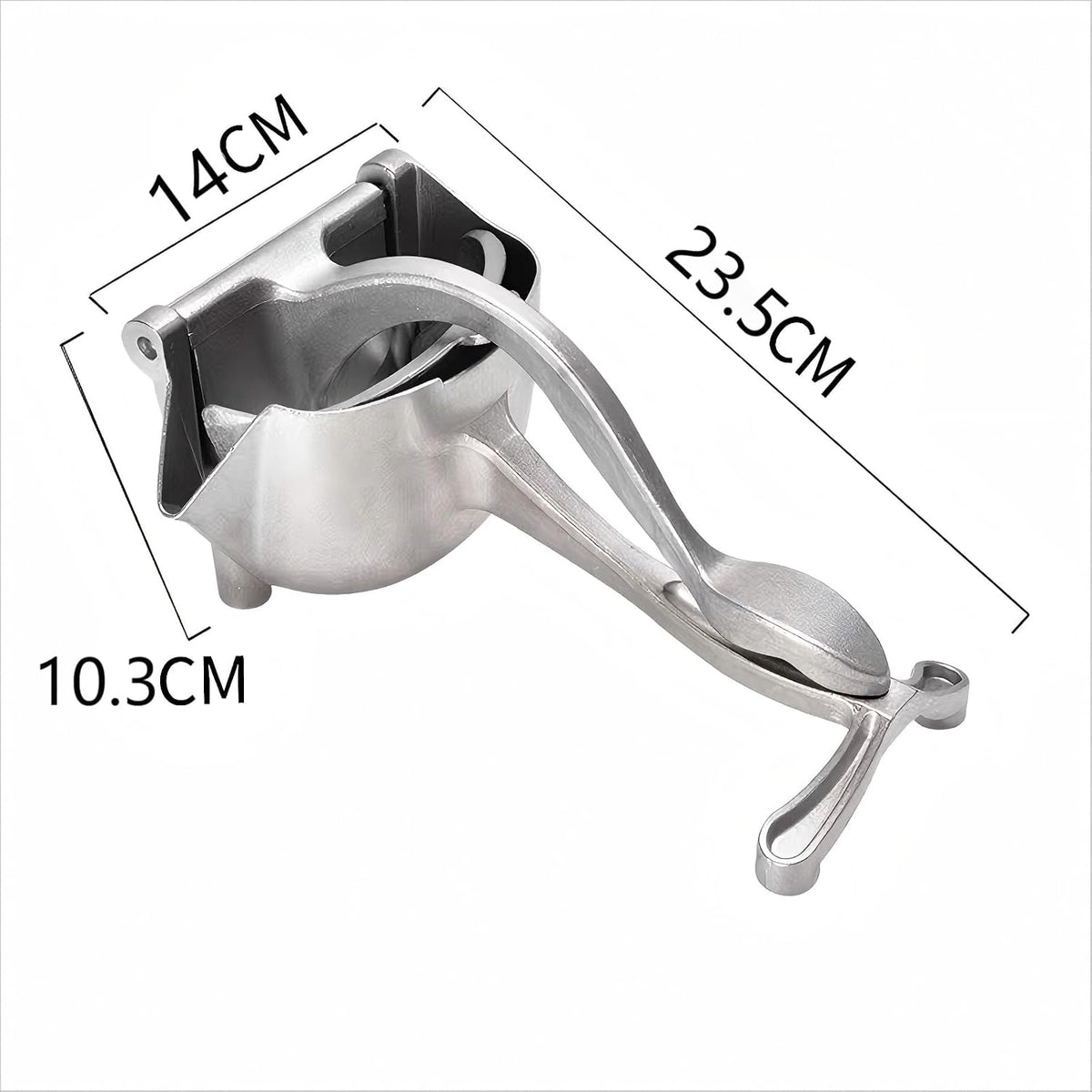 Manual Fruit Juicer Aluminum Alloy Manual Juicer Hand Press Manual Juice Extractor Machine Heavy Duty Alloy Lemon Press Squeezer Portable Manual Juicer Orange Simple Extractor Tool