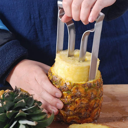 Ochine Pineapple Corer Cutter, Stainless Steel Fruit Pineapple Peeler Slicer Tool Pineapple Corer Large Stainless Steel Pineapple Corer Peeler Pineapple Cutter Fruit Tool Easy Kitchen Tool