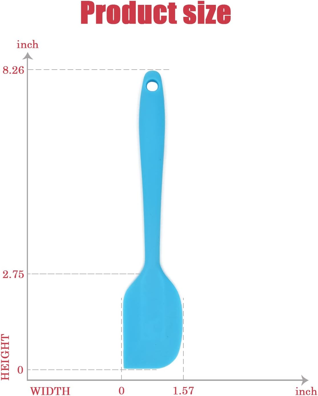 Silicone Spatula Heat Resistant Small Rubber Spatulas Cooking Utensil Set Non-Stick Flexible Rubber Essential Cooking Gadget For Cake/Cream/Pastry/Butter/Batter Mixing/Cooking-(5 Pieces)
