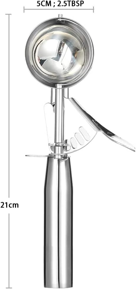 Ice Cream Scoop with Trigger, Small Size Cookie Scoop for Baking-1.5 Tbsp