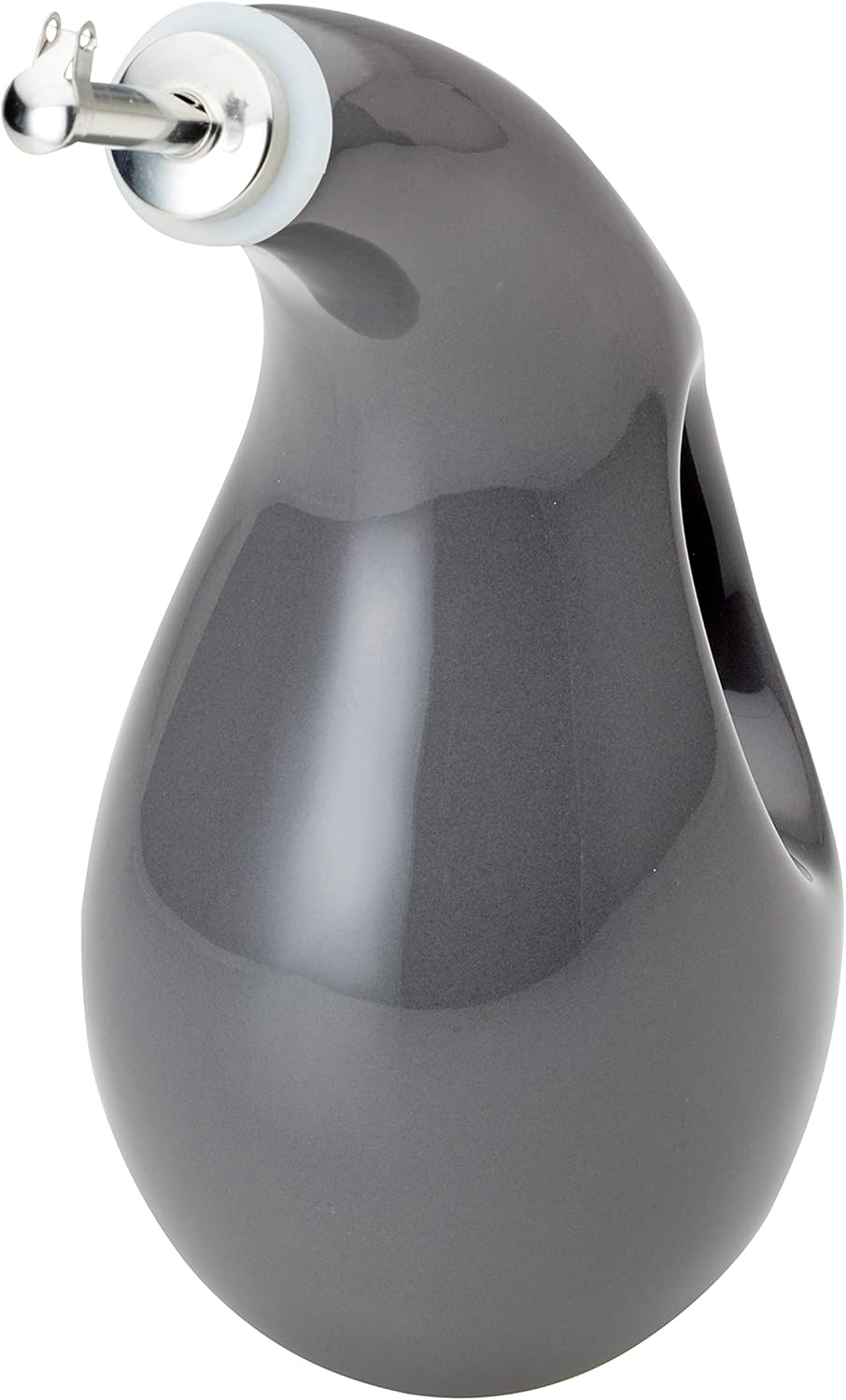 Rachael Ray Ceramic Olive Oil Dispenser Bottle for EVOO Oil and Vinegar, 24-Ounce, Agave Blue